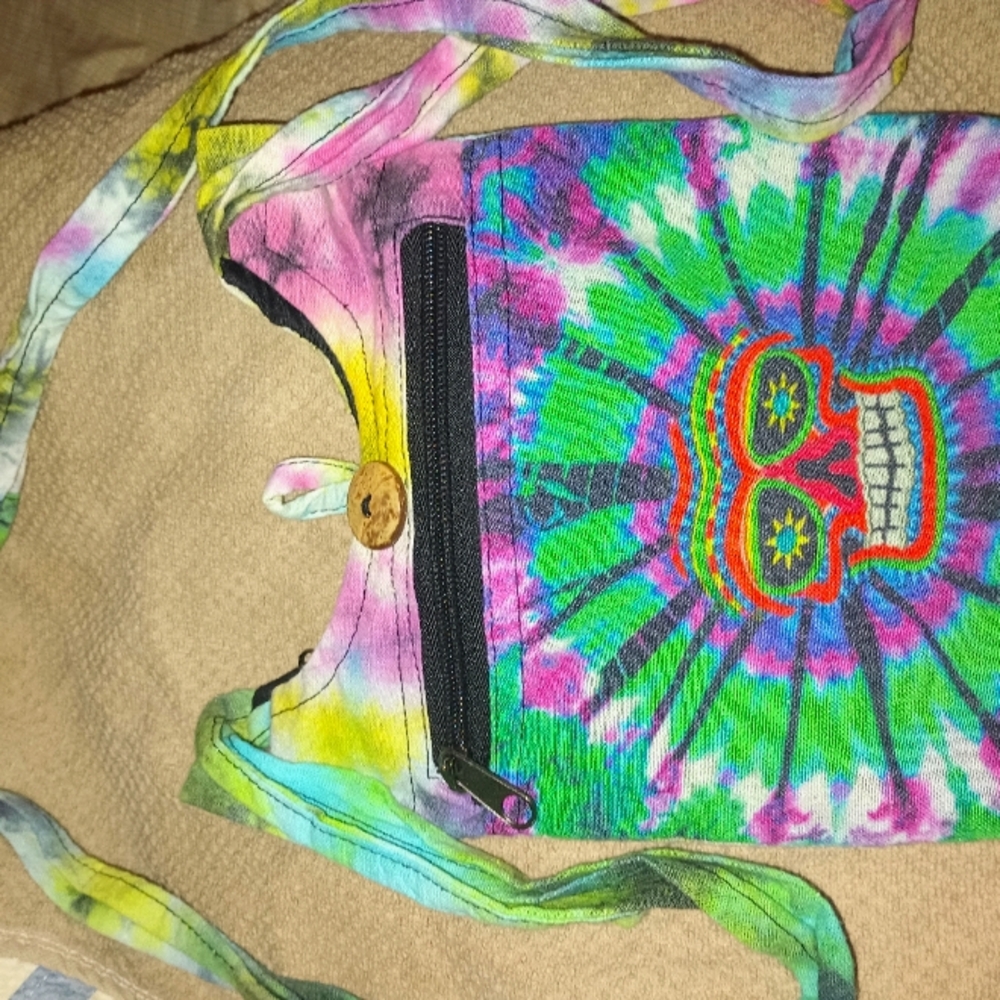 Tie Die Cross Body Bag